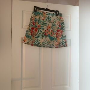 VOGO Athletica Tropical Floral Mini Skirt